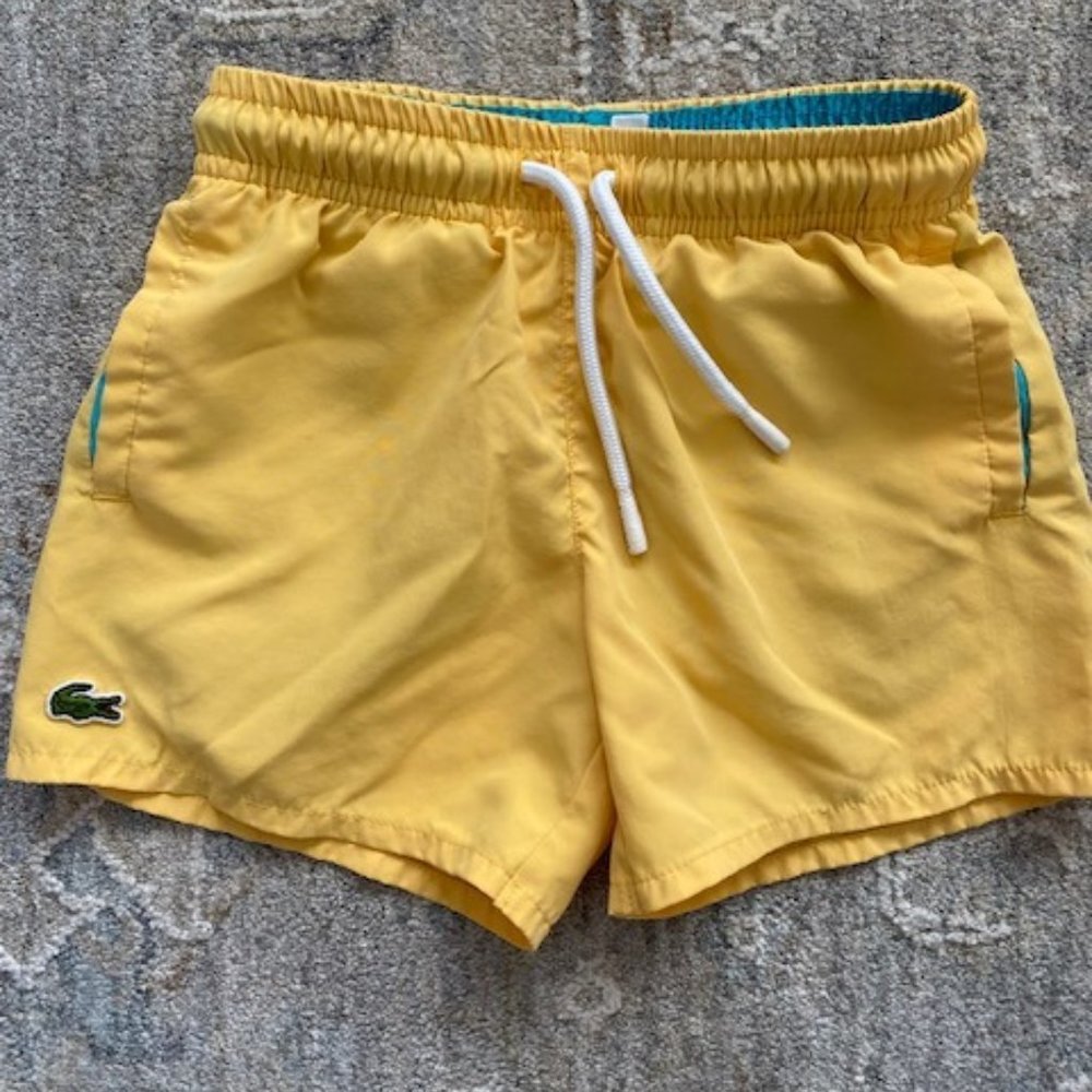 Boys 4T Lacoste Swim Trunks